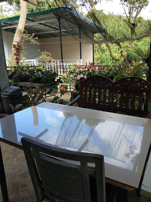 Table at Outdoor Kitchen Table at Outdoor Kitchen